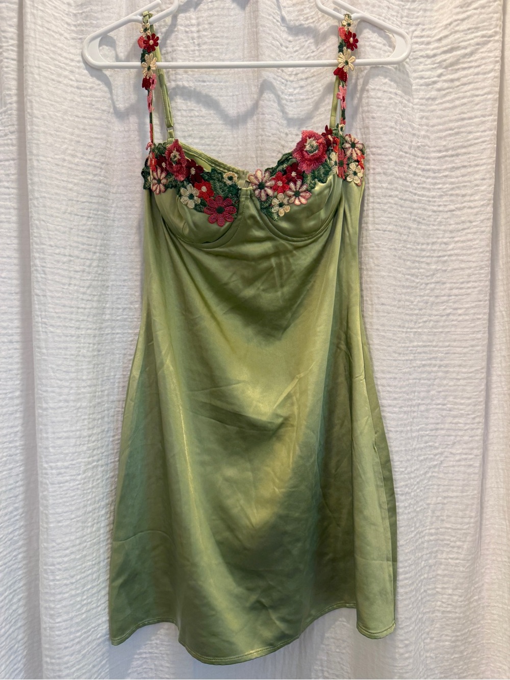 Princess Polly Kenzie Satin Mini Dress NWT